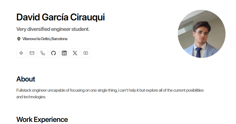 Personal Website thumbnail